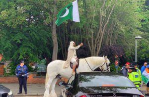 India Vs Pak WC Clash: Crazy Pak fan arrives on horseback at Old Trafford Cricket Ground