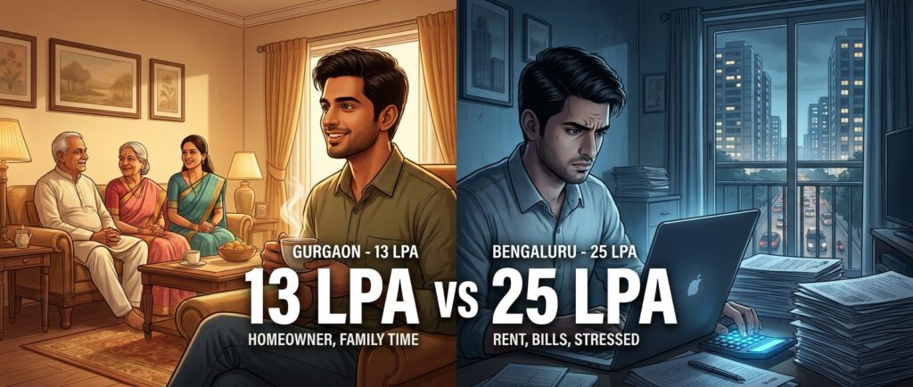 13 LPA in Gurgaon vs 25 LPA in Bangalore — Reddit Techie’s Dilemma Before Wedding Goes Viral