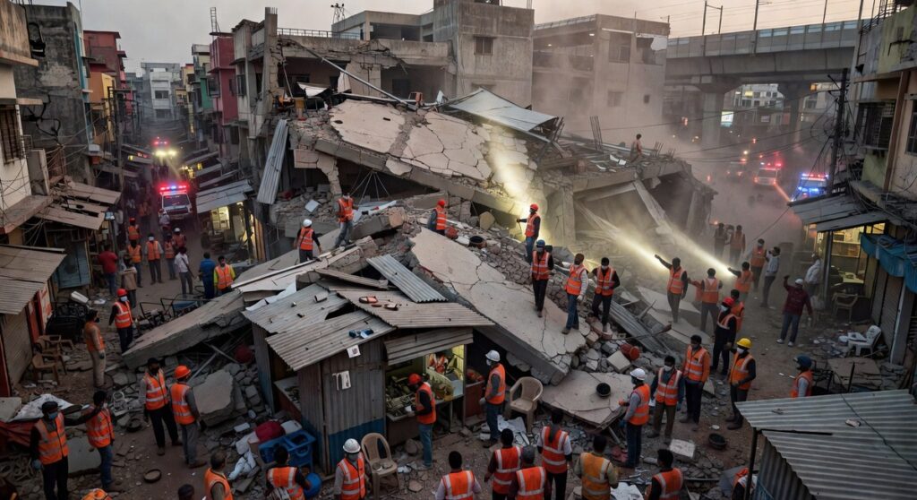 Delhi Saket Building Collapse: Written Complaint Filed in March, MCD Did Nothing — 6 Dead, Including 5 Students
