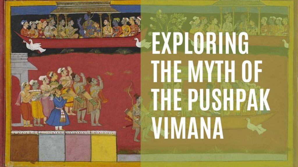 Pushpak Vector Exploring The Myth Of The Pushpak Vimana: An Ancient Indian Flying ...