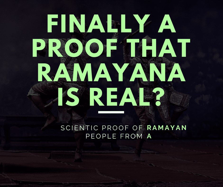 Proof That Ramayana Happened For Real