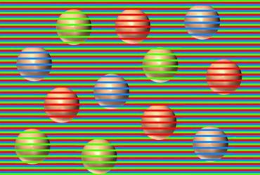 Balls In This Optical Illusion