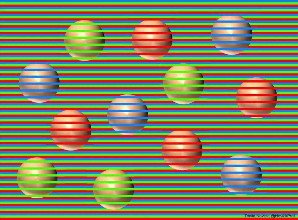 Balls In This Optical Illusion