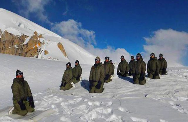 Yoga at the highest altitude in the world