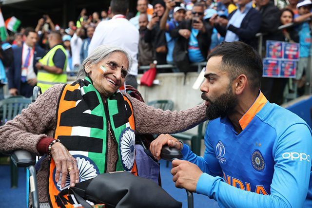 87-year old fan Charulata Patel