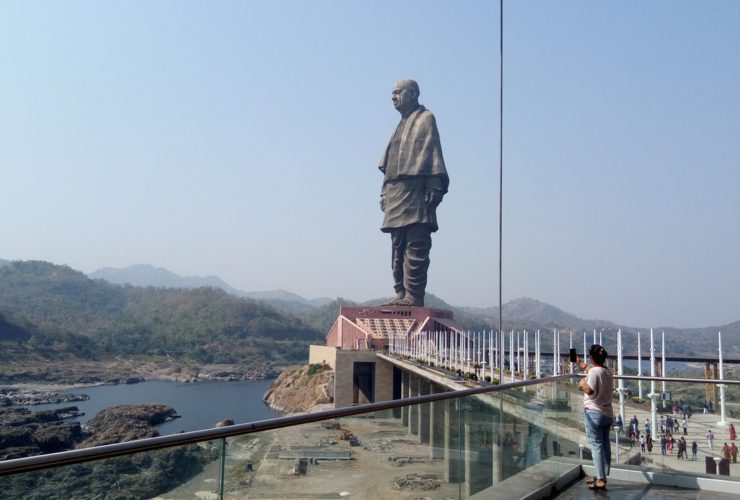 Statue of Unity Gets Flooded