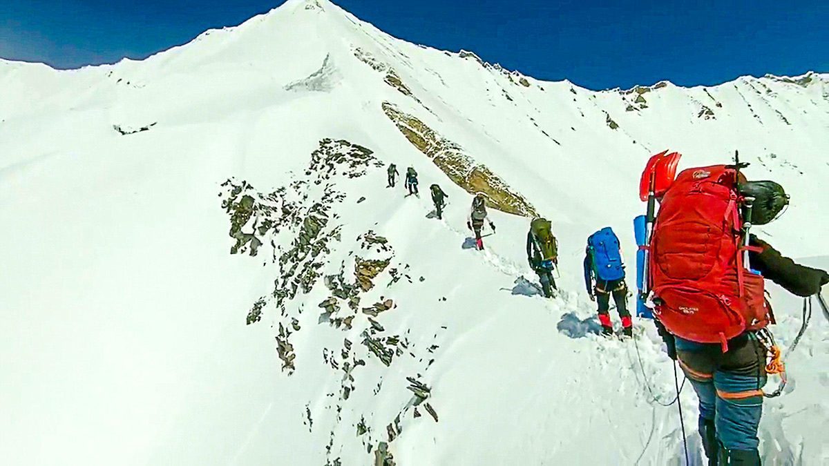 Video Footage by ITBP Showing Last Moments of Nanda Devi Climbers