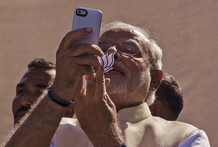 Sorry PM Modi isn't Going to Giving Away his Social Media Accounts