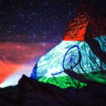 Indian Tricolour Projected onto Switzerland's Mighty Matterhorn