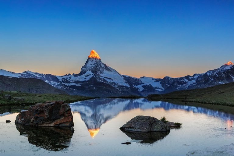 Indian Tricolour Projected onto Switzerland's Mighty Matterhorn to Send ...