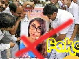 Fact Check Congress Workers Feeding Cake to Mia Khalifa’s Poster Viral Post