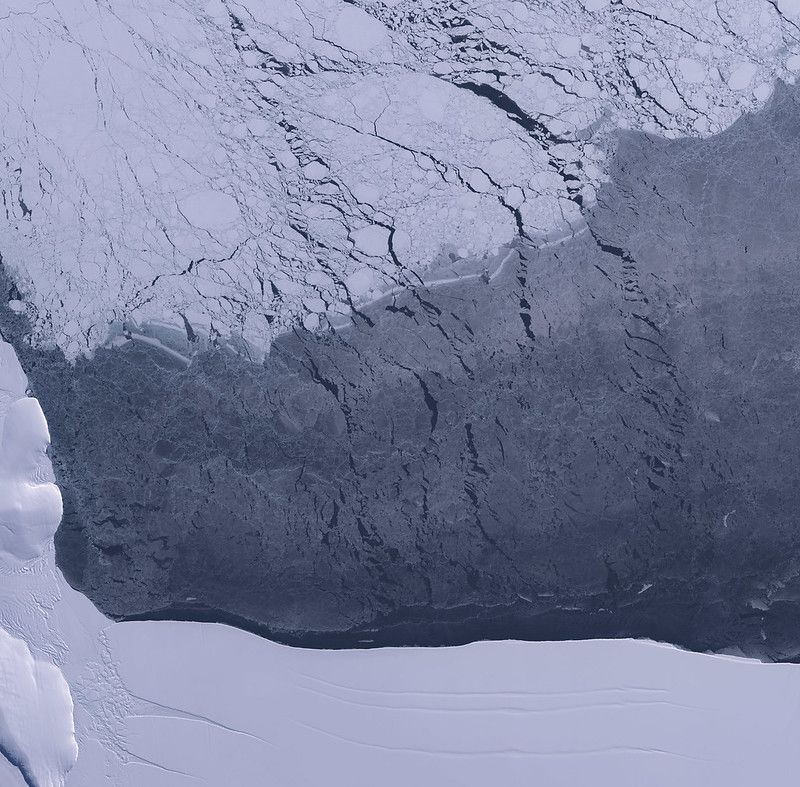 The Filchner-Ronne ice shelf