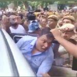 Visuals of Youth Wing Chief of Congress Being Manhandled, Hair Pulled has Drawn Strong Reactions