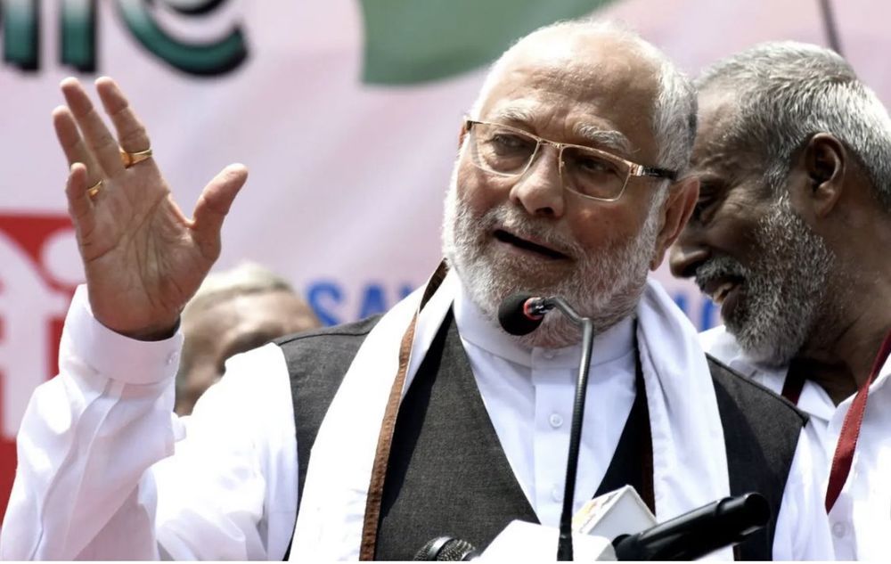 Brother of PM Modi, Prahlad Modi, along with several other members of the All India Fair Price Shop Dealers' Federation (AIFPSDF) assembled at Delhi's Jantar Mantar, carrying banners and raising slogans