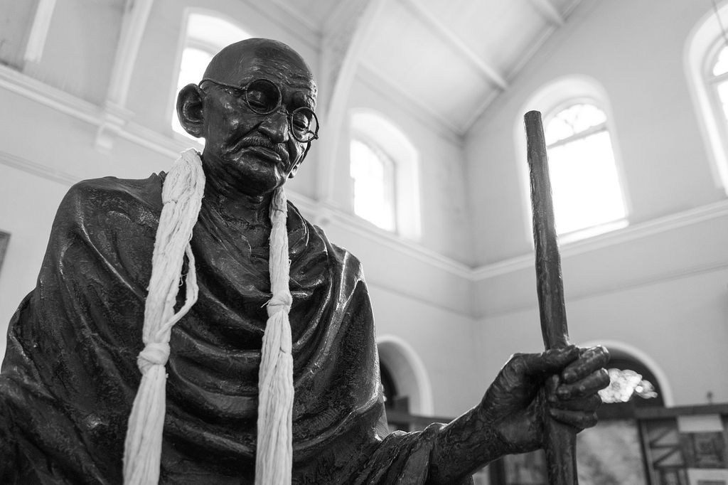 Gandhi Statue in Aga Khan Palace