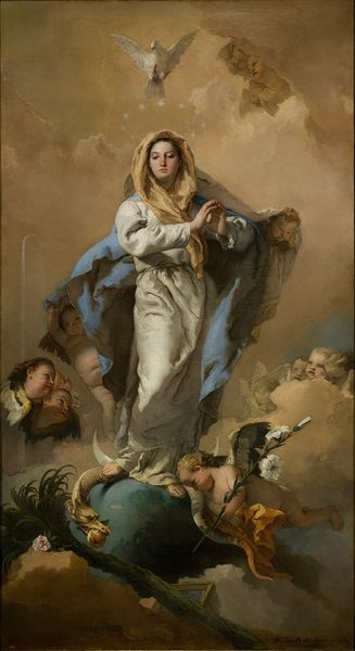 painting of Mary from 1767 by Giovanni Battista Tiepolo