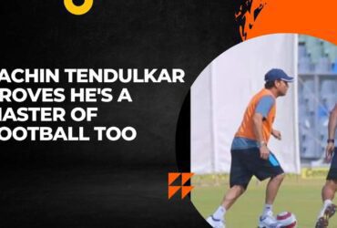 Sachin Tendulkar Proves He's a Master of Football Too