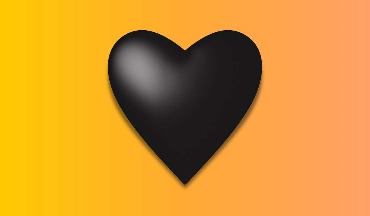 What Does This Black Heart Emoji  Mean?