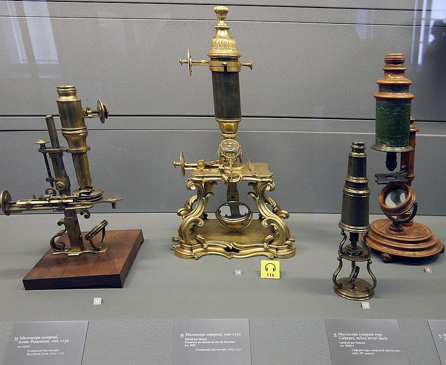 18th-century microscopes from the Musée des Arts et Métiers, Paris