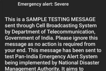 'Emergency Alert: Severe', Why You Received this Message in India