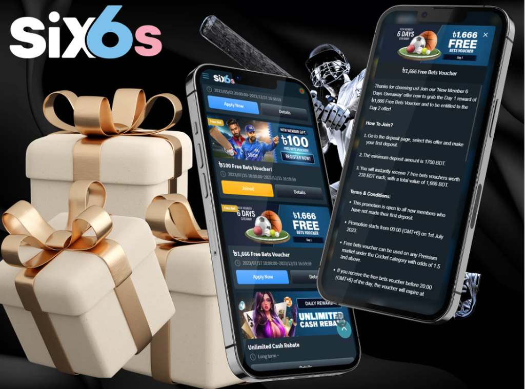 Promotions and Bonuses in Six6s Bet App