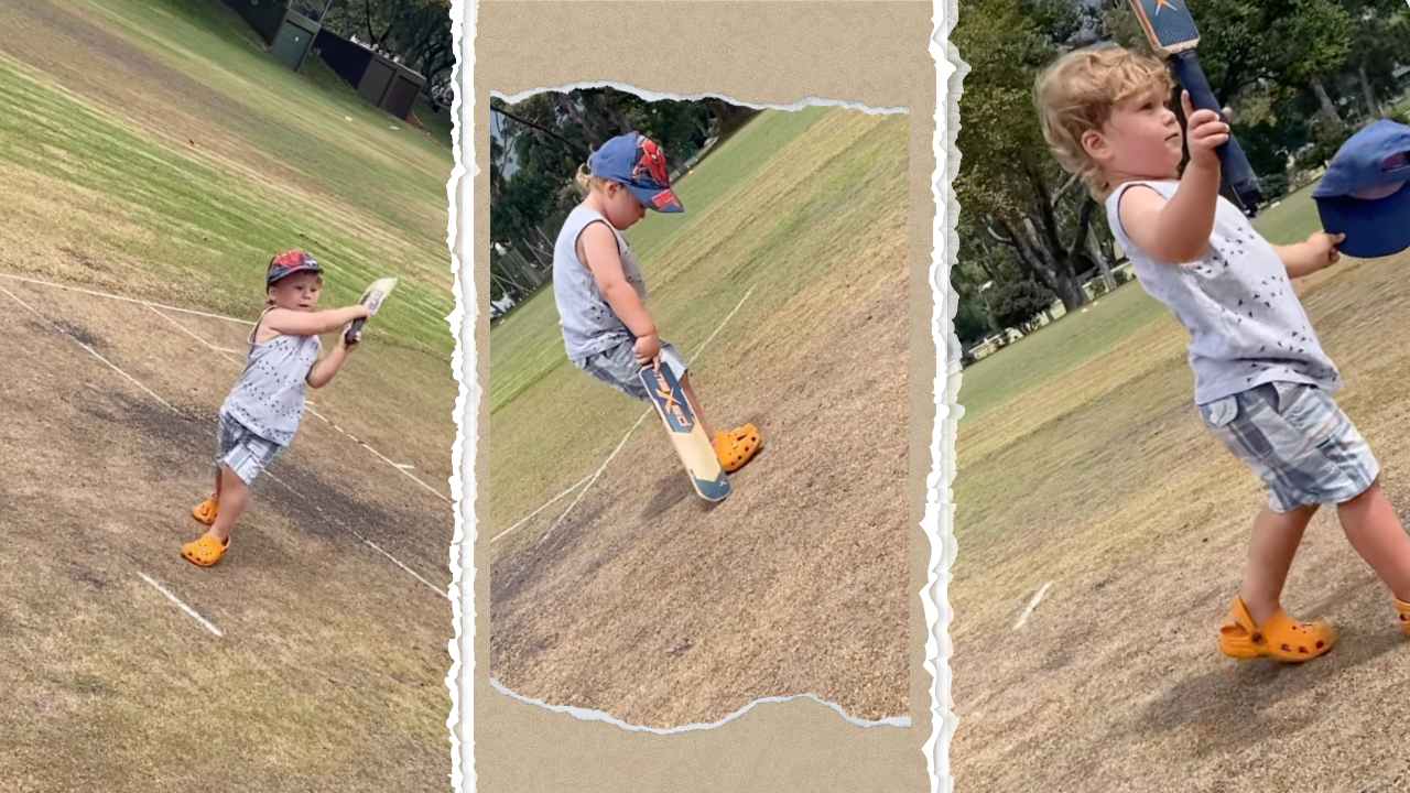 'Getting Rady to Beat India in the 2045 World Cup final', Video of Australian Toddler Goes Viral