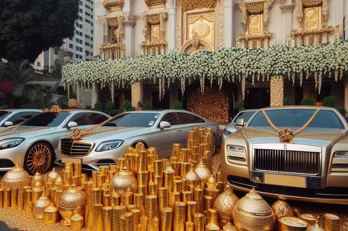 The Most Lavish Wedding Gifts Ever? Noida Couple Exchange a Mercedes, a Fortuner, and 1.25 Kg of Gold